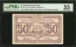 1945年格陵兰岛50克朗 PMG Choice VF 35 GREENLAND State Note 50 Kroner