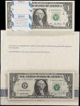 Lot of (101) Fr. 1919-K & 1926-C*. 1993 & 2001 $1 Federal Reserve Notes. Gem Uncirculated.