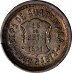 GUATEMALA. 2 Reales, 1872-P. Nueva Guatemala Mint. PCGS MS-61.