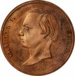 Undated (1859) Sages Numismatic Gallery -- No. 1, Charles I. Bushnell. Original. Bowers-1. Die State