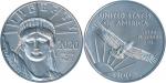 United States; 2020, "Eagle", platinum coin $100, weight 31.1 gms, 0.9995 platunum, UNC.(1)