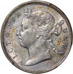 Hong Kong, [PCGS XF Detail] silver 20 cents, 1894, Victoria on obverse, PCGS XF Detail, cleaned. Cer