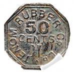 British North Borneo, 50C Tenom Rubber Co Ltd, XF, toned. Sold as is, no return.英属北婆罗洲50分。现况出售，概不退换。