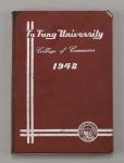1948年上海市大同大学商学院毕业纪念册一本，尺寸：25.5cm×18.5cm。