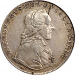 AUSTRIA. Salzburg. Taler, 1795-M. Milan Mint. Hieronymous Graf von Colloredo-Walsee. PCGS EF-45.