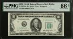 Fr. 2158-K. 1950A $100 Federal Reserve Note. Dallas. PMG Gem Uncirculated 66 EPQ.
