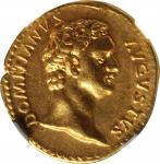 DOMITIAN, A.D. 81-96. AV Aureus (7.62 gms), Rome Mint, A.D. 92-94. NGC Ch EF, Strike: 5/5 Surface: 2