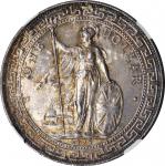 1895年英国贸易银元站洋一圆银币 GREAT BRITAIN. Trade Dollar, 1895. Bombay Mint. Victoria. NGC MS-63.