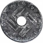GERMANY. Third Reich. 10 Pfennig, 1940-D. Munich Mint. PCGS EF-45.