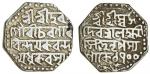 Assam, Lakshmi Simha (1770-80), octagonal Rupee, 11.33g, Sk. 1700 over 1699, type and legend as prev