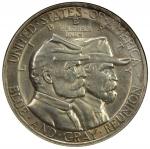 UNITED STATES: AR 50 cents, 1936, KM-181, ANACS graded MS62, Battle of Gettysburg commemorative, att