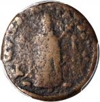 Undated (Circa 1663-1672) St. Patrick Farthing. Breen-Unattributable, W-11500. Copper. VG Details--E