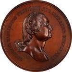 1860 Japanese Embassy Medal. By Robert Lovett, Jr. Musante GW-355, Baker-368A. Bronze. MS-63 BN (NGC