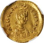 PULCHERIA (SISTER OF THEODOSIUS II & WIFE OF MARCIAN), 414-453 A.D. AV Solidus (4.43 gms), Constanti