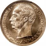 DENMARK. 20 Kroner, 1912-VBP. Copenhagen Mint. Frederik VIII. PCGS MS-65.