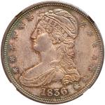 1836 Capped Bust Half Dollar. Reeded edge. PCGS MS63