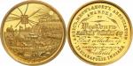 Médaille en or, décernée par l’état d’Indianapolis à la société Woodburn-Sarven Wheel Co., vers la f