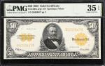 Fr. 1200. 1922 $50 Gold Certificate. PMG Choice Very Fine 35 EPQ.