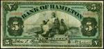 CANADA. Bank of Hamilton. 5 Dollars, 1914. P-S541. PMG Very Fine 20.