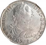 MEXICO. 8 Reales, 1788-Mo FM. Mexico City Mint. Charles III. NGC AU Details--Harshly Cleaned.