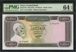 LIBYA. Central Bank of Libya. 10 Dinars, ND (1971). P-37a. PMG Choice Uncirculated 64 EPQ.