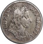 DENMARK. 2 Kroner, 1693. Copenhagen Mint; mm: heart. Christian V. NGC VF-25.