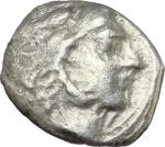 Greek Coins, Southern Lucania, Metapontum. AR Obol, c. 430-400 BC. Noe 365.1. HN Italy 1506. 0.43 g.