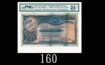 1933年香港上海汇丰银行拾圆，手签1933 The Hong Kong & Shanghai Banking Corp $10 (Ma H14), s/n G353249, handsigned. 