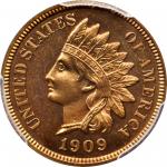 1909 Indian Cent. Snow-PR1, the only known dies. Proof-66+ RD Cameo (PCGS). CAC.