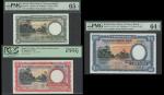 British West Africa, 100 /-, 26th April 1954, serial number A/S 42636, Blue, Niger River scene with 