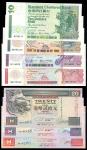 Hong Kong, Standard Chartered $10, 20, 50 and 100, 1993-1995, also Hong Kong Bank 20, 50 and 100, 19