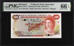 1978-84年百慕大金融管理局100 元。收藏家系列样票。BERMUDA. Bermuda Monetary Authority. 100 Dollars, 1978-84 (ND 1985). P