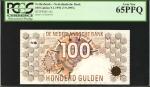 NETHERLANDS. Nederlandsche Bank. 100 Gulden, 1992 (1993). P-101. PCGS Currency Gem New 65 PPQ.