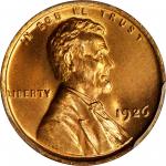 1926 Lincoln Cent. MS-67 RD (PCGS). Gold Shield Holder.