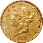 1877-S Liberty Head Double Eagle. EF Details--Cleaned (PCGS).