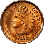 1902 Indian Cent. MS-68 RD (PCGS). Eagle Eye Photo Seal.
