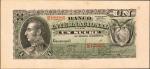 ECUADOR. Banco Internacional. 10 Sucres, 18xx (1886-1894). P-S172r. Remainder. About Uncirculated.
