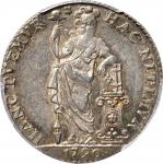 1790-VOC年荷兰东印度群岛1古尔登。 NETHERLANDS EAST INDIES. Dutch East India Company. Utrecht. Gulden, 1790. PCGS