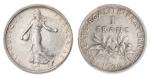 France. Third Republic. Franc, 1900. Sower by Roty left, rev. Value above branch, date below. Gad.46
