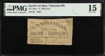 Timmonsville, South Carolina. A. Witcover. 1862  25 Cents. PMG Choice Fine 15.