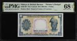 1962-66年马来亚及英属婆罗洲货币发行局壹圆。MALAYA AND BRITISH BORNEO. Board of Commissioners of Currency. 1 Dollar, ND