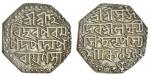 Assam, Lakshmi Simha (1770-80), octagonal Rupee, 11.33g, Sk. 1692, Assamese script, with invocation 