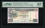 The Hongkong and Shanghai Banking Corporation, $20, 1.1.2002, serial number TP311113, (Pick 201d), P