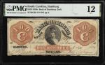 Hamburg, South Carolina. Bank of Hamburg (2nd). 1850s  $100. PMG Fine 12.