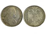 1725年奥地利1泰勒银币，近未使用至未使用