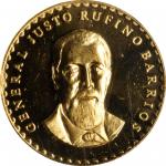 GUATEMALA. Revolution Centenary Gold Medal, 1971. NGC PROOF-64 Cameo.