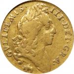 GREAT BRITAIN. 1/2 Guinea, 1696. London Mint. William III. ICG VF-20.