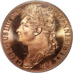 1830年英国克朗铜币，复刻版，PCGS MS66，#36116963