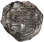 Bogota, Colombia, cob 8 reales, 1622 A, rare.