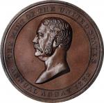 1883 United States Assay Commission Medal. By George T. Morgan. JK AC-26. Rarity-5. Copper. MS-63 BN